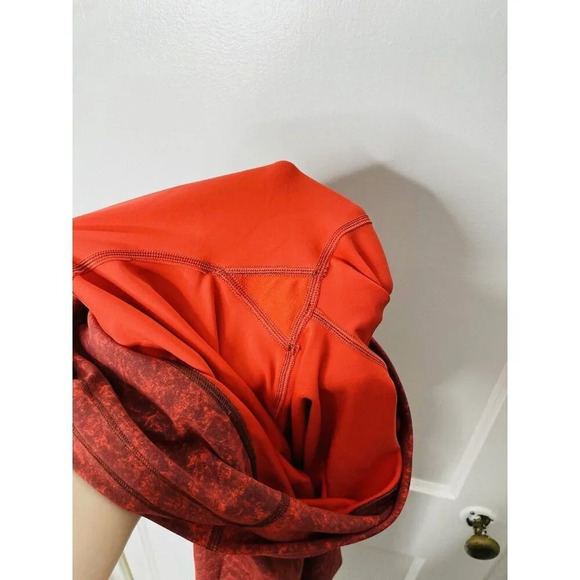 Lululemon Align High-Rise Pant 28" Sz 8 Tie-Dye Red Athleisure Athletic Stretch - Picture 6 of 9